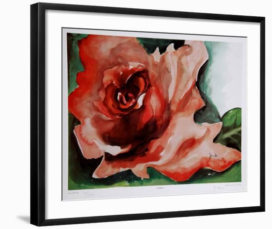 A Rose Is-Jenik Cook-Framed Collectable Print