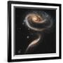 A "Rose" Made of Galaxies Highlights Hubble's 21st Anniversary-null-Framed Photographic Print