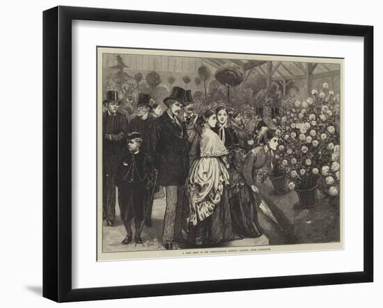 A Rose Show at the Horticultural Society's Gardens, South Kensington-Valentine Walter Lewis Bromley-Framed Giclee Print