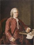 Carl Von Linne Known as Linnaeus Swedish Naturalist and Botanist-A. Roslin-Framed Stretched Canvas
