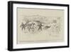 A Rough Time for the Imperial Yeomanry, a Scouting Incident Near Derdeport-Charles Edwin Fripp-Framed Giclee Print