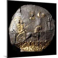 A Round Medallion Plate Describing Cybele, 2th Century BC-null-Mounted Photographic Print