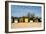 A Row of Beach Changing Huts-Will Wilkinson-Framed Photographic Print