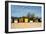 A Row of Beach Changing Huts-Will Wilkinson-Framed Photographic Print