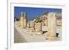 A Row of Columns, Ancient Ephesus, Near Kusadasi, Anatolia, Turkey, Asia Minor, Eurasia-Eleanor Scriven-Framed Photographic Print