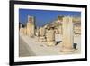 A Row of Columns, Ancient Ephesus, Near Kusadasi, Anatolia, Turkey, Asia Minor, Eurasia-Eleanor Scriven-Framed Photographic Print