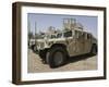 A Row of Humvees from Task Force Military Police-Stocktrek Images-Framed Photographic Print