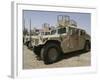 A Row of Humvees from Task Force Military Police-Stocktrek Images-Framed Photographic Print