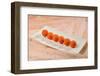 A Row of Laddoos - an Indian Sweet-satel-Framed Photographic Print