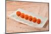 A Row of Laddoos - an Indian Sweet-satel-Mounted Photographic Print