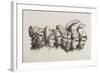 A Row Of Seven Heads Of Classical Heroes and Heroines From the Stories Of Homer.-HW Tischbein-Framed Giclee Print
