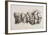 A Row Of Seven Heads Of Classical Heroes and Heroines From the Stories Of Homer.-HW Tischbein-Framed Giclee Print