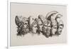 A Row Of Seven Heads Of Classical Heroes and Heroines From the Stories Of Homer.-HW Tischbein-Framed Giclee Print