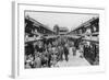 A Row of Shops in Asakusa, Tokyo, 20th Century-null-Framed Giclee Print