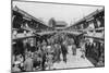 A Row of Shops in Asakusa, Tokyo, 20th Century-null-Mounted Premium Giclee Print