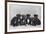 A Row of Six Puppies. Owner: Burge-Smith-null-Framed Photographic Print