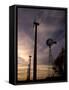 A Row of Wind Turbines-Charlie Riedel-Framed Stretched Canvas