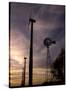 A Row of Wind Turbines-Charlie Riedel-Stretched Canvas