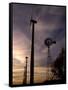 A Row of Wind Turbines-Charlie Riedel-Framed Stretched Canvas