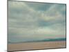 A Row of Wooden Posts on a Beach-Clive Nolan-Mounted Photographic Print