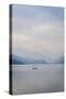 A Rowboat on Phewa Tal (Phewa Lake), Pokhara, Nepal, Asia-Andrew Taylor-Stretched Canvas