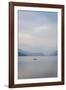 A Rowboat on Phewa Tal (Phewa Lake), Pokhara, Nepal, Asia-Andrew Taylor-Framed Photographic Print