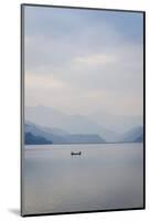 A Rowboat on Phewa Tal (Phewa Lake), Pokhara, Nepal, Asia-Andrew Taylor-Mounted Photographic Print