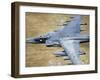 A Royal Air Force Harrier GR9 Flying Low over North Wales-Stocktrek Images-Framed Photographic Print