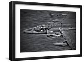 A Royal Air Force Harrier Gr9 Flying Low over North Wales-null-Framed Photographic Print