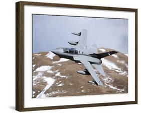 A Royal Air Force Tornado GR4 During Low Fly Training in North Wales-Stocktrek Images-Framed Photographic Print