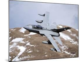 A Royal Air Force Tornado GR4 During Low Fly Training in North Wales-Stocktrek Images-Mounted Photographic Print