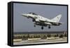 A Royal Air Force Typhoon Fgr4 Landing at Konya Air Base, Turkey-Stocktrek Images-Framed Stretched Canvas