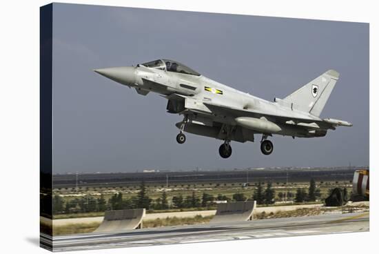 A Royal Air Force Typhoon Fgr4 Landing at Konya Air Base, Turkey-Stocktrek Images-Stretched Canvas