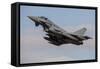 A Royal Air Force Typhoon Fighter Jet Taking Off-Stocktrek Images-Framed Stretched Canvas