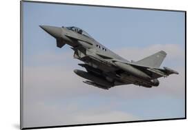 A Royal Air Force Typhoon Fighter Jet Taking Off-Stocktrek Images-Mounted Photographic Print