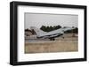 A Royal Air Force Typhoon Fighter Plane Landing in Albacete, Spain-Stocktrek Images-Framed Photographic Print