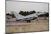 A Royal Air Force Typhoon Fighter Plane Landing in Albacete, Spain-Stocktrek Images-Mounted Photographic Print