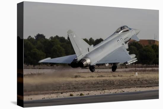 A Royal Air Force Typhoon Fighter Plane Taking Off-Stocktrek Images-Stretched Canvas