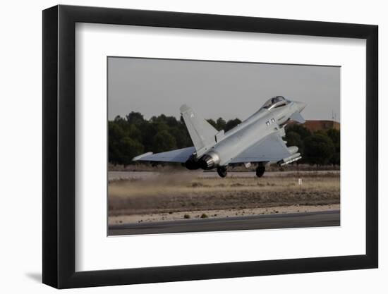 A Royal Air Force Typhoon Fighter Plane Taking Off-Stocktrek Images-Framed Photographic Print