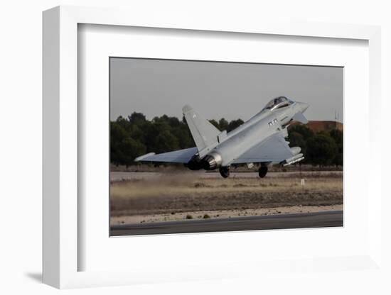 A Royal Air Force Typhoon Fighter Plane Taking Off-Stocktrek Images-Framed Photographic Print