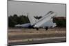 A Royal Air Force Typhoon Fighter Plane Taking Off-Stocktrek Images-Mounted Photographic Print