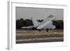 A Royal Air Force Typhoon Fighter Plane Taking Off-Stocktrek Images-Framed Photographic Print