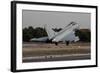 A Royal Air Force Typhoon Fighter Plane Taking Off-Stocktrek Images-Framed Photographic Print