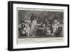 A Royal Family Party at Osborne, August 1898-null-Framed Giclee Print