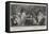 A Royal Family Party at Osborne, August 1898-null-Framed Stretched Canvas