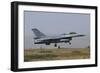 A Royal Jordanian Air Force F-16B Landing at Konya Air Base-Stocktrek Images-Framed Photographic Print