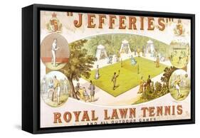 A Royal Lawn Tennis Set for 4 Players Made by Jefferies, Woolwich, circa 1875-null-Framed Stretched Canvas