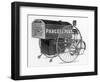 A Royal Mail Parcels Post Delivery Tricycle-null-Framed Art Print