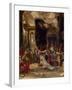 A Royal Marriage Scene (W/C on Wove Paper)-Louis Eugene Gabriel Isabey-Framed Giclee Print