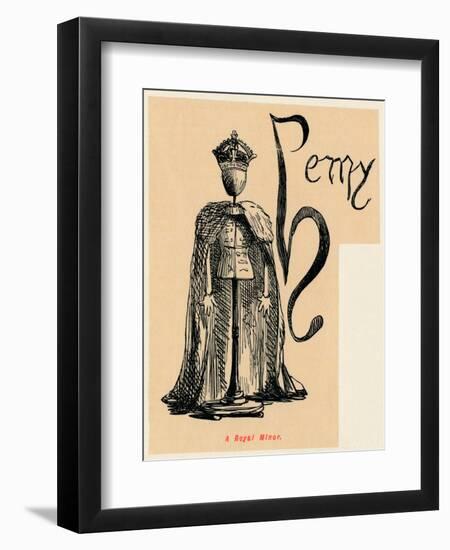 'A Royal Minor', c1860, (c1860)-John Leech-Framed Giclee Print